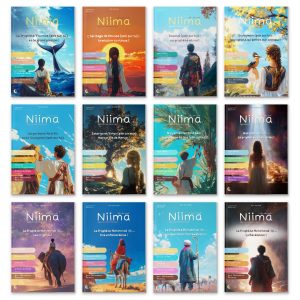 Les 12 couvertures de la collection Niima 2025, numéros 25 à 36